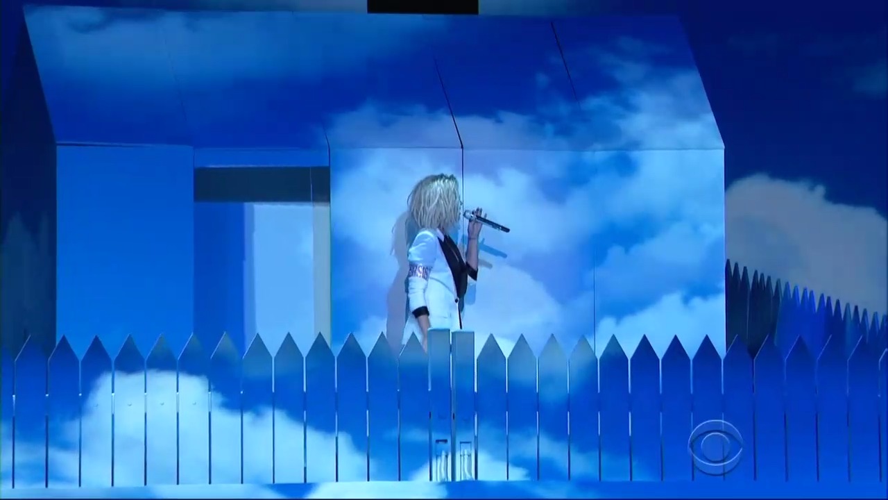 Katy Perry wears ‘Persist’ armband at Grammys