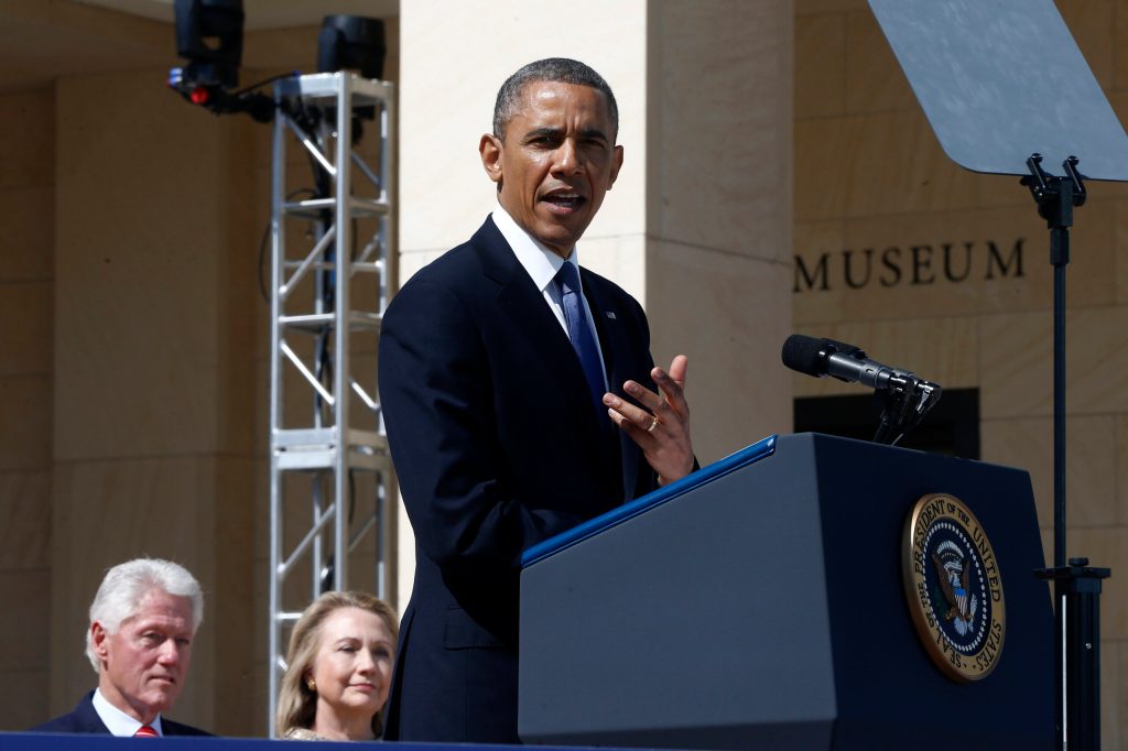 Obama narrows library search