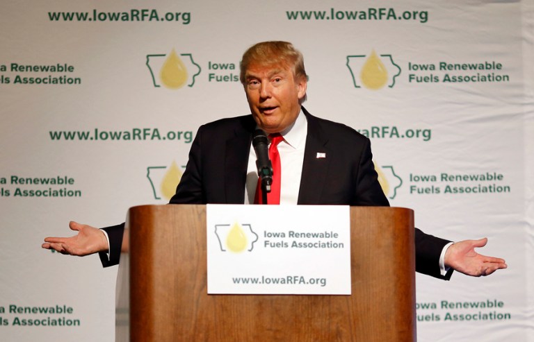 Gallup reports a third of poll respondents found no upside to a Trump presidency. (AP Photo/Patrick Semansky)
