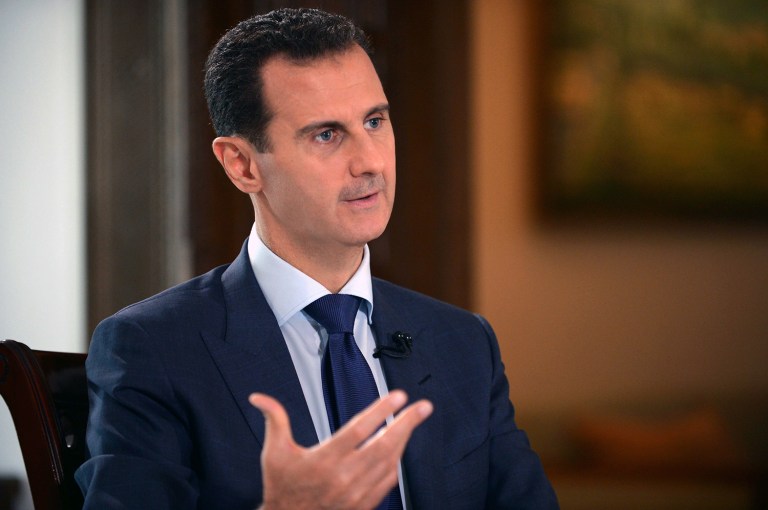 Talks on a political transition away from Syrian President Bashar Assad have stalled between Russia and the United States. (SANA via AP)