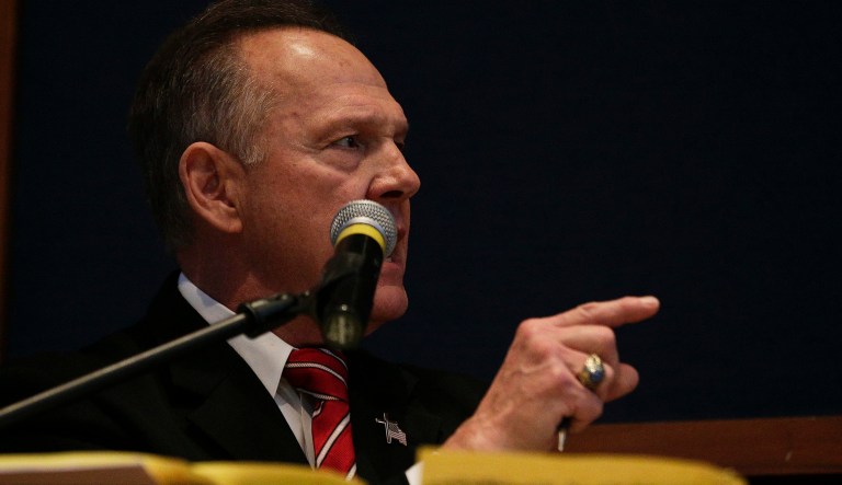 Moore's campaign website established a snitch line encouraging voters to 