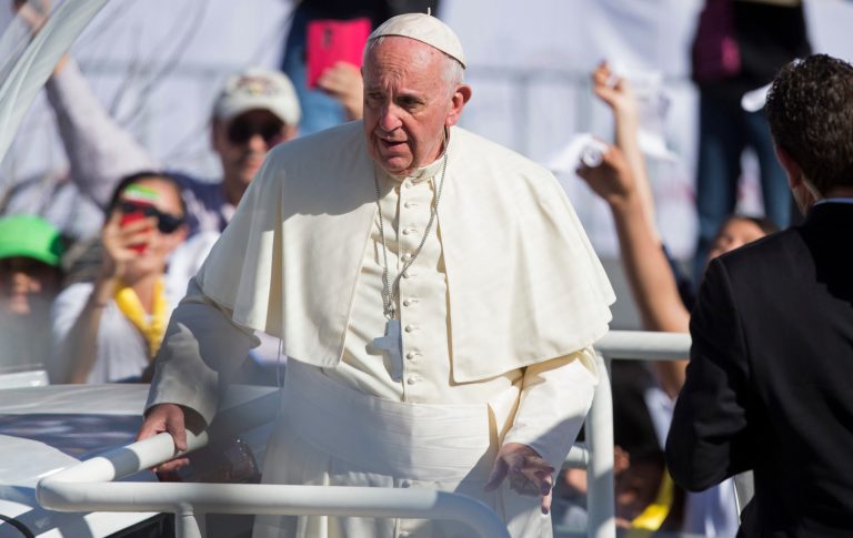 Pope Francis appeared to open the door to limited use of birth control in response to the spread of the Zika virus. (AP Photo/Ivan Pierre Aguirre)