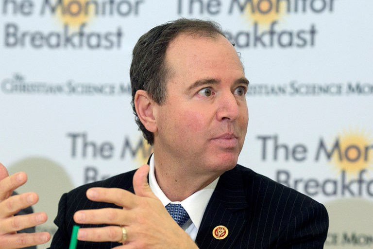 Rep. Adam Schiff. By Michael Bonfigli/The Christian Science Monitor