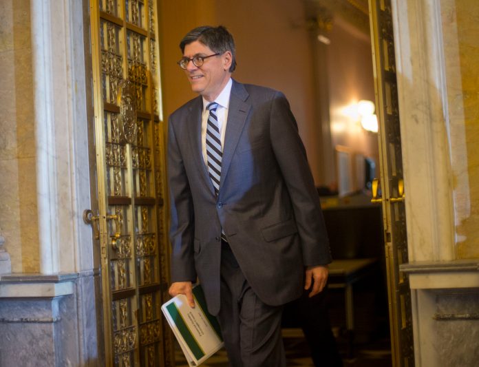 Treasury Secretary Jacob Lew. His department earned an "F" onÂ Cause of Action's FOIA Report Card. [AP Photo