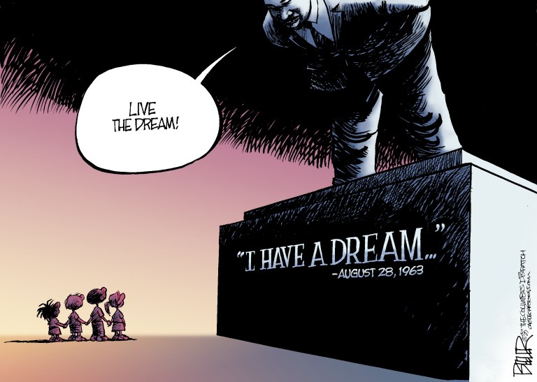 Editorial cartoon: MLK’s legacy
