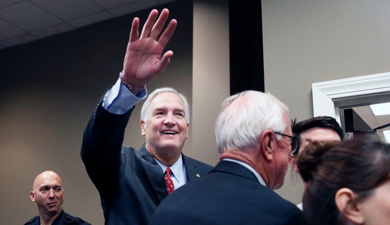 Sen. Luther Strange took Attorney General Jeff Sessions' seat in February. The special election is in December. (AP Photo/Brynn Anderson)