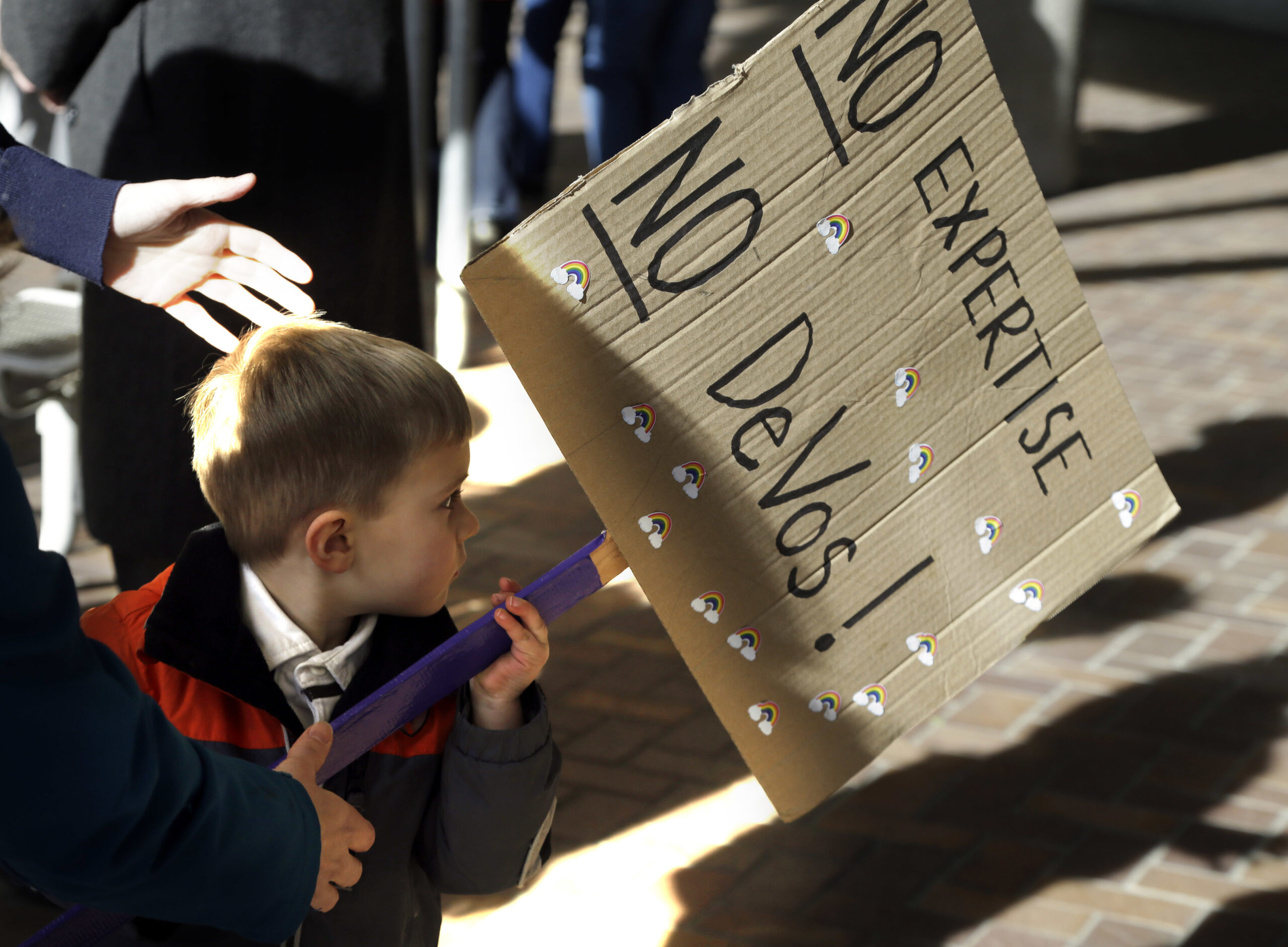 Union-lackey Democrats fight to stop DeVos