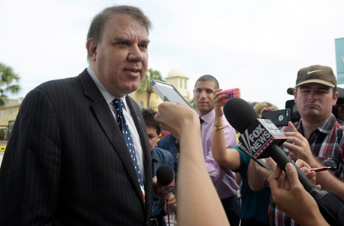 Grayson said he was mistaken in figuring that party leaders would re-evaluate their tactics. (AP Photo/Phelan M. Ebenhack)