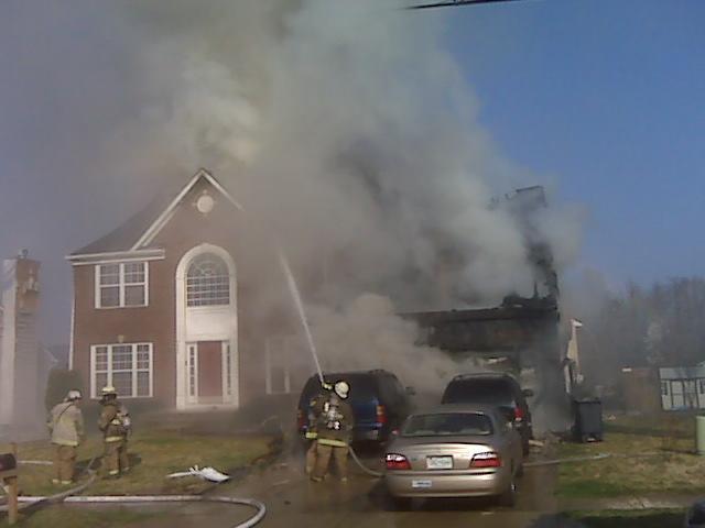 Wall collapses in Prince George’s house fire