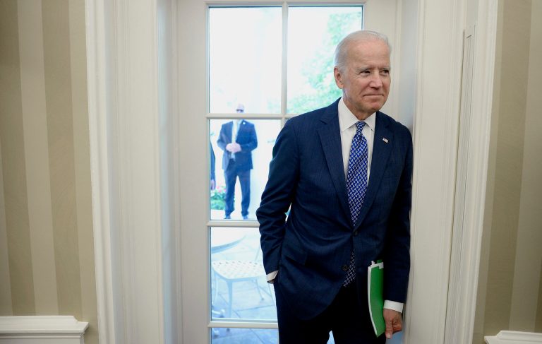 Speculation as to whether the Vice President will or won't enter the Democratic primary has dominated much of the slow August news cycleÂ (Olivier Douliery/Bloomberg)