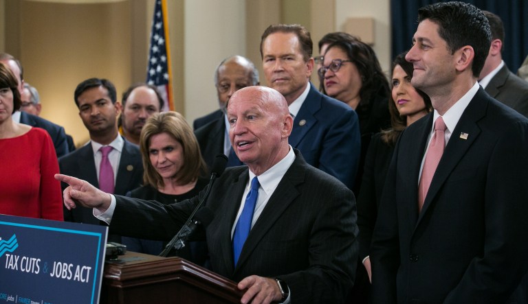 The chairman of the House Ways and Means Committee added that House Republican leaders were optimistic about convincing holdouts to support the proposal. (Graeme Jennings/Washington Examiner)