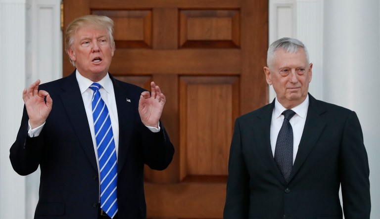 President-elect Trump will nominate legendary retired Marine Corps Gen. James 