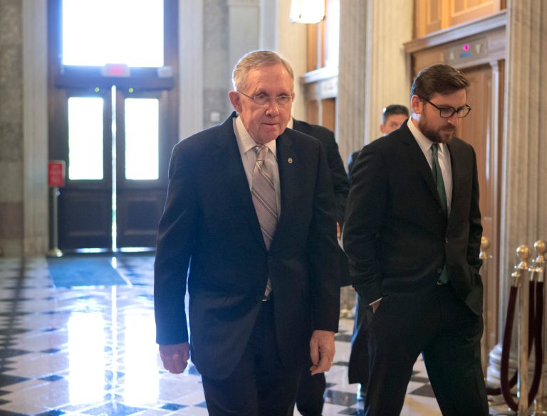 Majority Leader Harry Reid, D-Nev., made the announcement Monday evening, telling Senators 