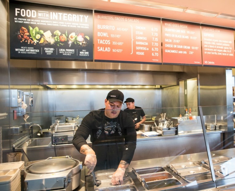 Chipotle saw its sales in December plunge after the E. coli cases were linked to the outbreak and it was forced to temporarily close dozens of locations in Colorado and Washington. (AP Photo)