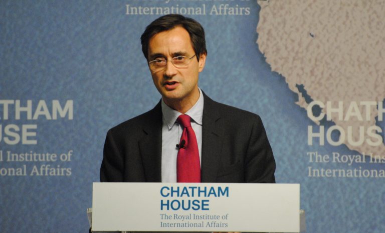 Pictured is Robin Niblett, director of Chatham House.