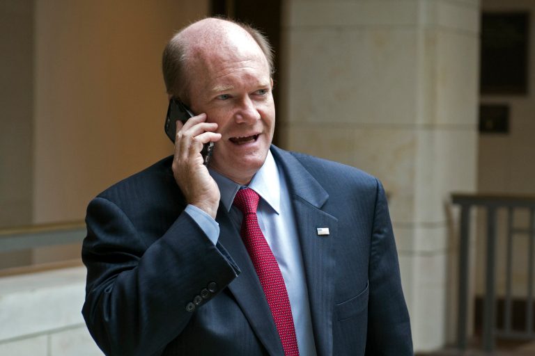 Sen. Chris Coons, D-Del., told reporters Monday that Iran's two most recent ballistic missile launches clearly violate United Nations security resolutions, and it's critical that the U.S. act. (AP Photo)