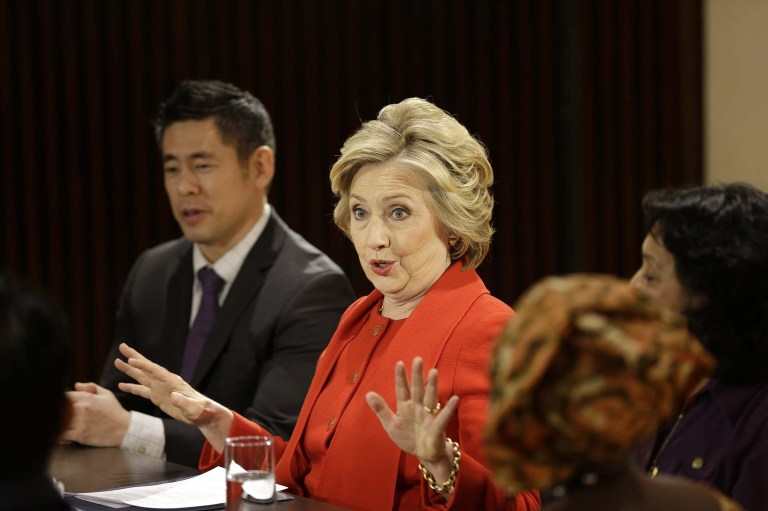 Given the demonstrated incapacity of government to manage programs and deliver services — think of VA hospitals, the Flint water supply, Washington's Metro — does Hillary Clinton really plan to defend this proposal on the stump and in debate? (AP Photo/Seth Wenig)