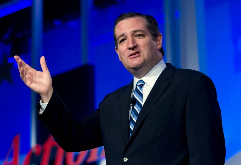Texas Sen. Ted Cruz mocked the Democratic National Committee's limited debate schedule. (AP Photo)