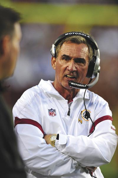 Scott Cunningham/Getty Images
Coach Mike Shanahan expressed disappointment in Trent Williams and Fred Davis for violating the NFL's substance abuse policy.