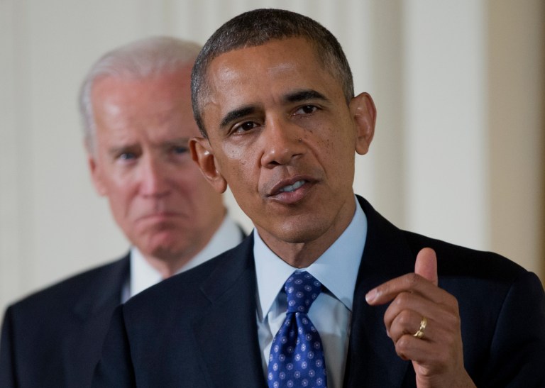 President Obama speaks about the epidemic of sexual assault, in the East Room of the White House in Washington on Wednesday. (AP Photo/Carolyn Kaster)