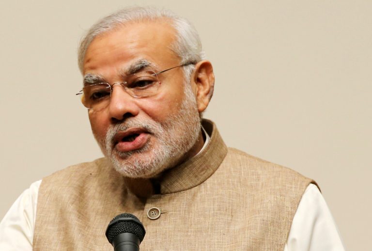 FILE - In this Sept. 2, 2014 file photo, Indian Prime Minister Narendra Modi speaks in Tokyo. The White House says President Barack Obama will welcome India's new prime minister, Narendra Modi to the White House for a Sept. 29-30 visit aimed at repairing frayed relations between their countries.  (AP Photo/Koji Sasahara, File)