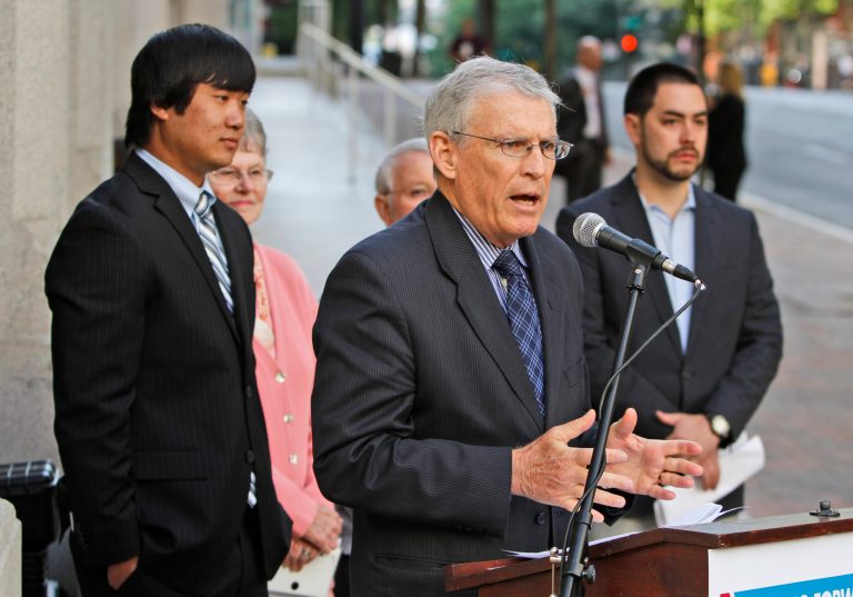 Fight over the healthcare law will subside, but with different results based on the election, speakers say. (AP Photo/Steve Helber)