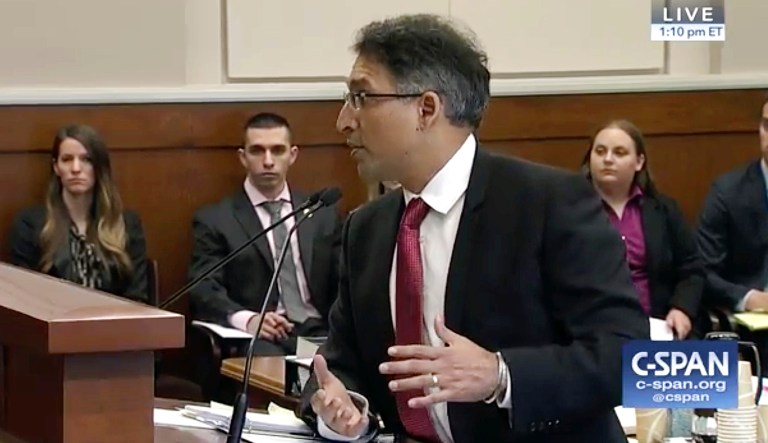Neal Katyal, representing the state of Hawaii in the case challenging President Trump's travel ban, celebrated the president's tweets Monday, saying lawyers for the plaintiffs 