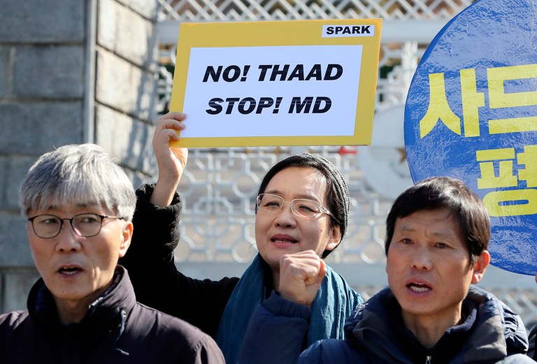 South Korean President Park Geun-hye was removed from office Friday. (AP Photo/Lee Jin-man)