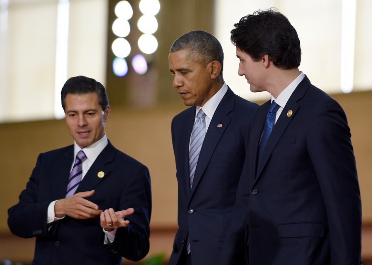 The president will make the announcement on Wednesday in Ottawa with Prime Minister Justin Trudeau of Canada and President Enrique Pena Nieto of Mexico. (AP Photo/Susan Walsh, File)