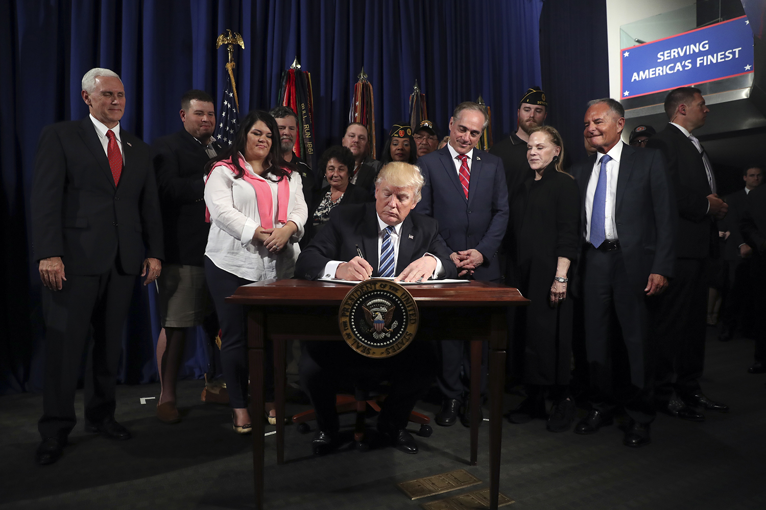 Trump signs executive action aimed at VA accountability