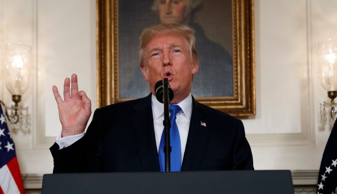 President Trump said he does not support the bipartisan deal to stabilize Obamacare insurer subsidies. "I am supportive of Lamar as a person & also of the process, but I can never support bailing out ins co's who have made a fortune w/ O'Care," he tweeted. (AP Photo/Evan Vucci)