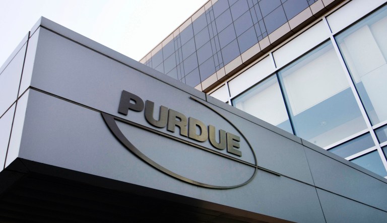 Purdue argues that any statements that the painkillers shouldn't be used for noncancer pain would go against FDA labeling and conflict with its obligations under federal law. (AP Photo/Douglas Healey, File)