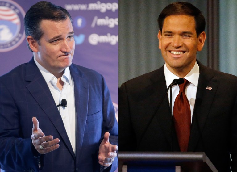 Rubio also criticized the national media for covering the presidential race so negatively. (AP Photos)