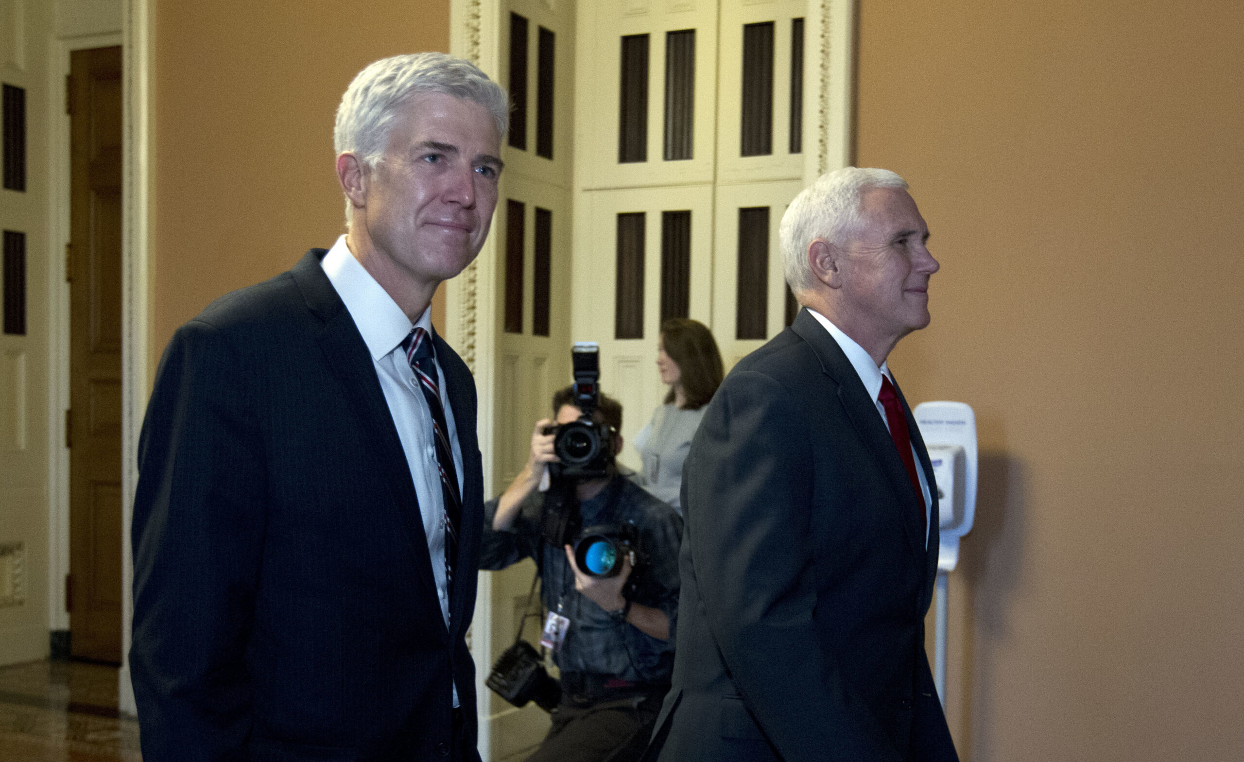 Unlike Trump, Pence is wary of nuking Gorsuch through Senate