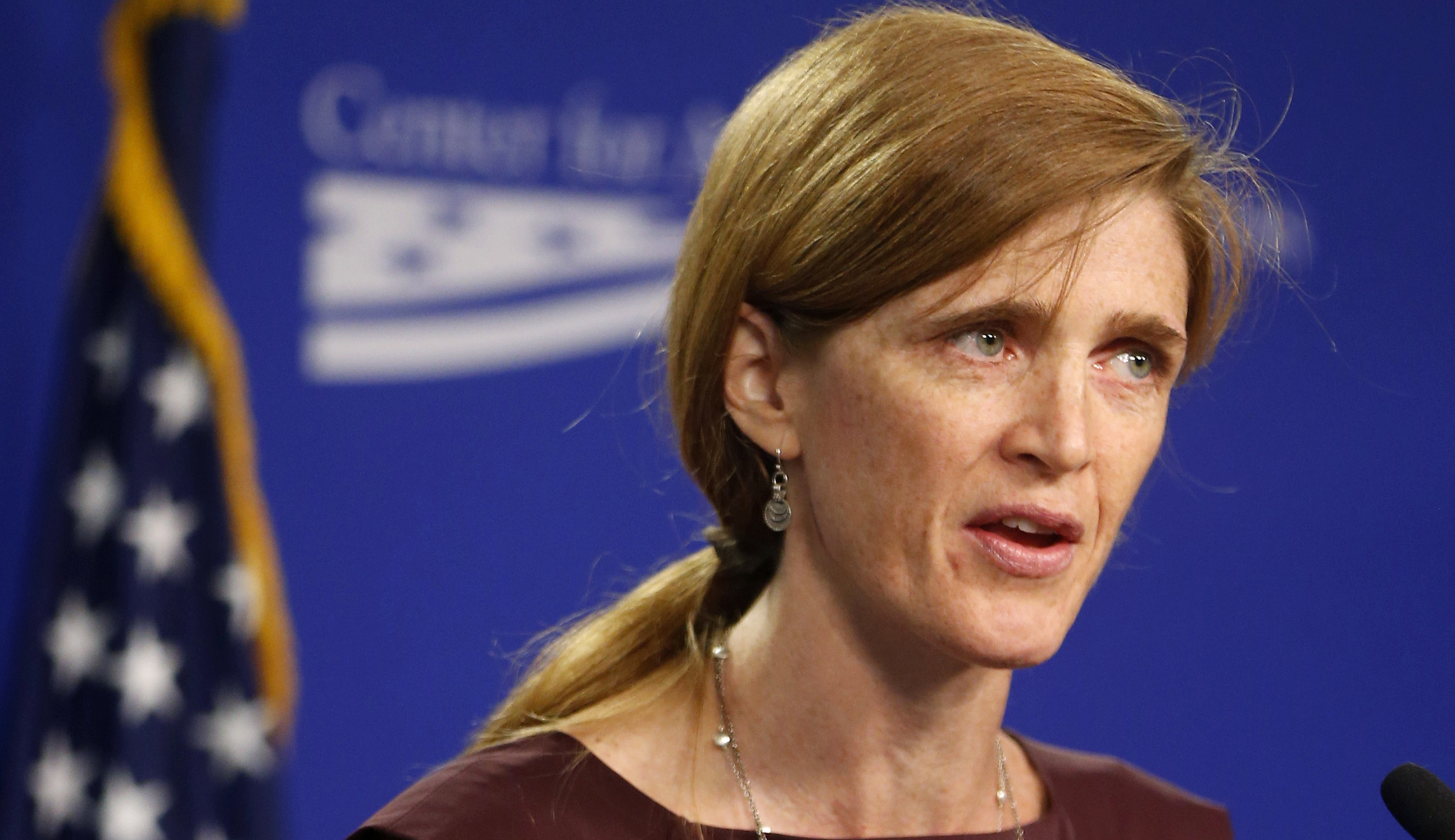 Congratulations, Samantha Power: You played yourself on Syria