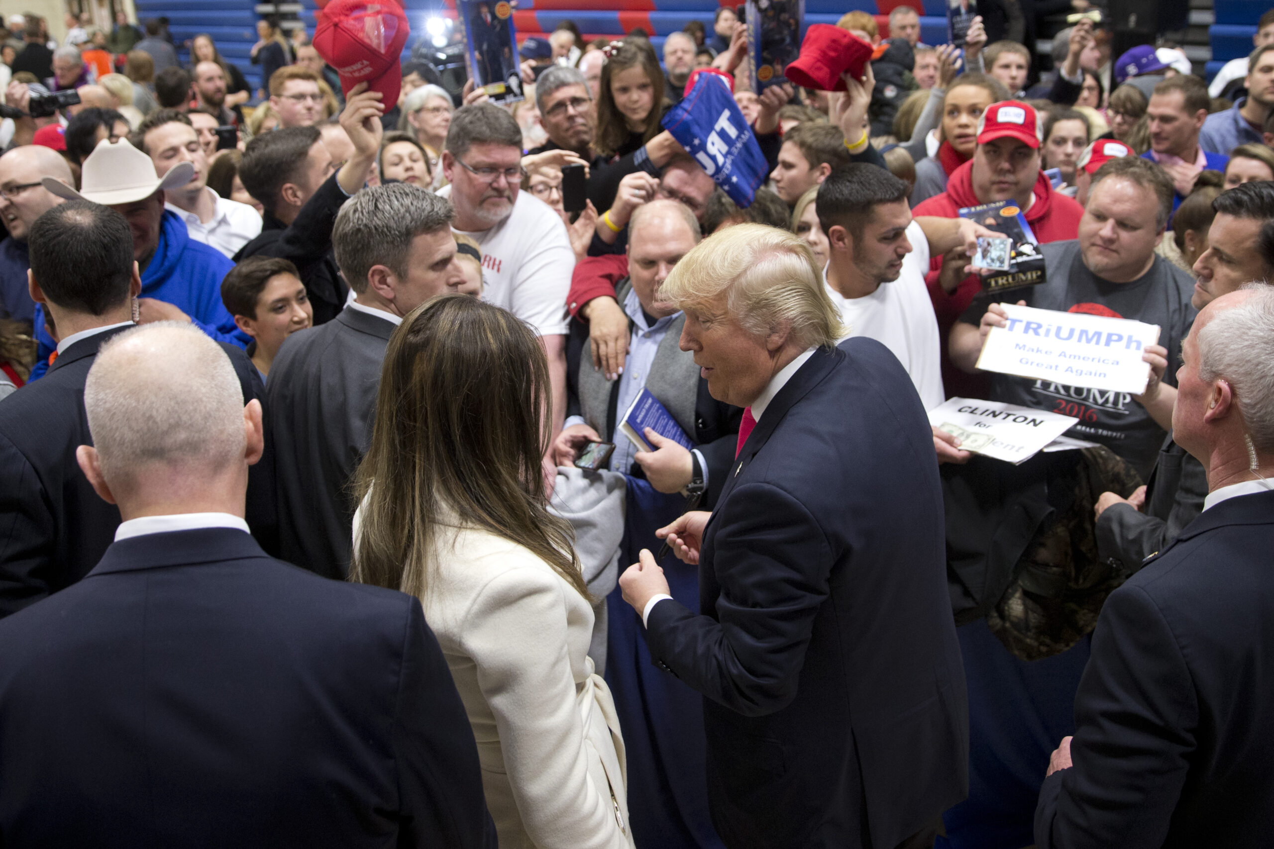 Ragtag band picks Trump in Council Bluffs precinct