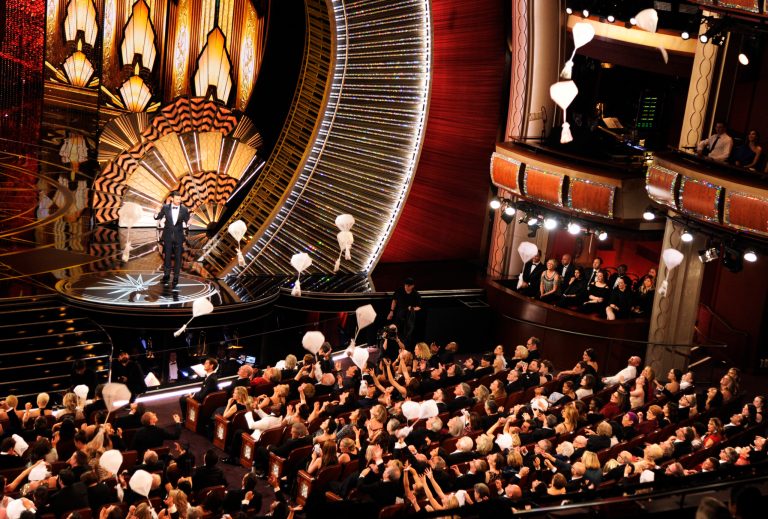 An audience drop-off of more than a million from last year and Oscar's smallest audience since 2008. (Photo by Chris Pizzello/Invision/AP)