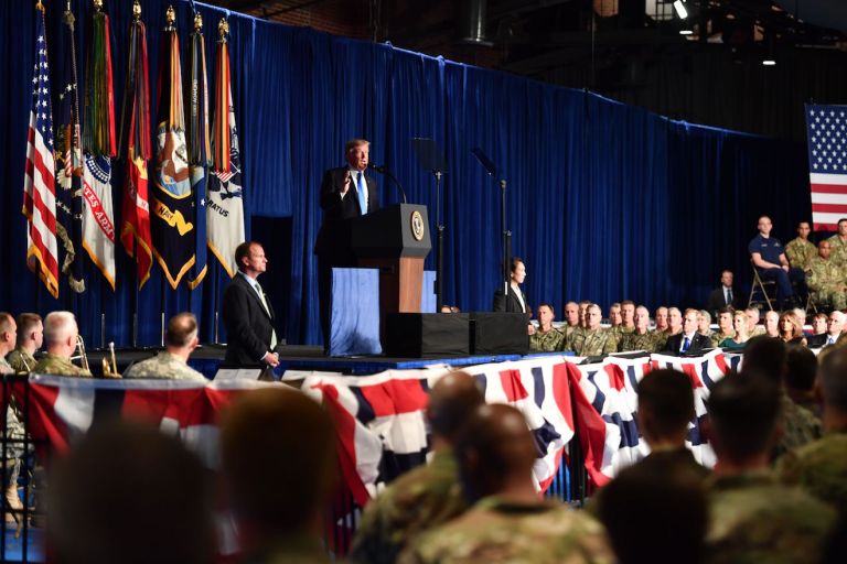 Trump: U.S. ‘Must Seek an Honorable and Enduring Outcome’ in Afghanistan