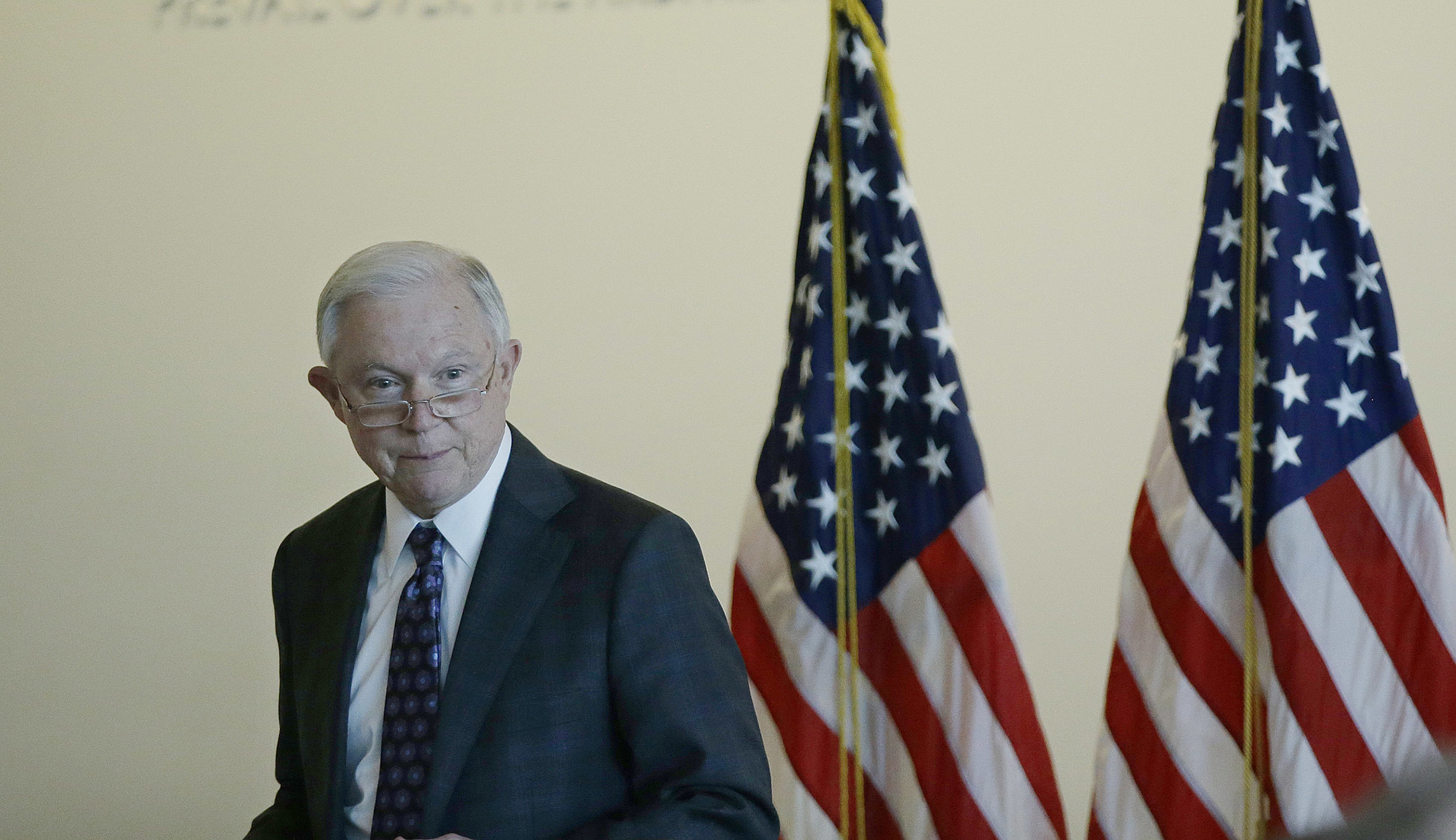 Trump praises Jeff Sessions on his home turf