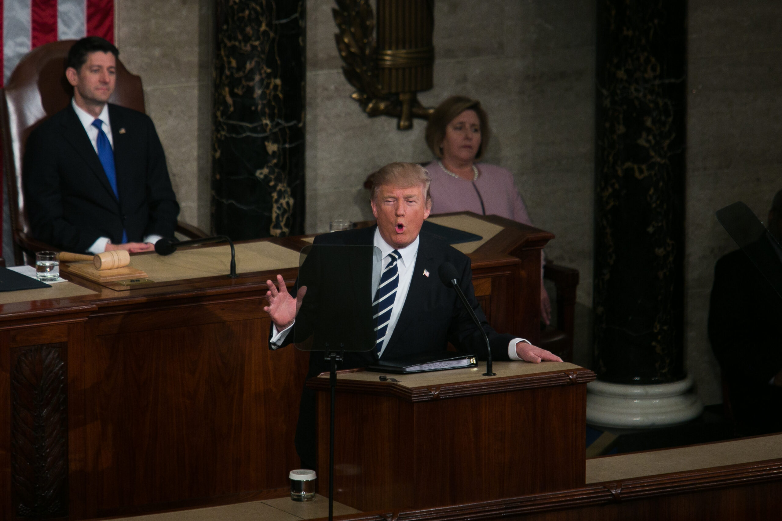 Snap poll: Trump soars following speech to Congress