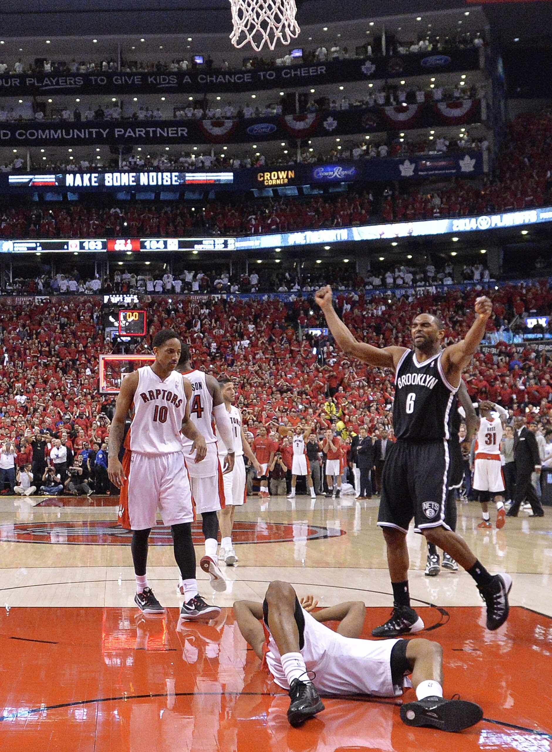 Pierce’s block leads Nets past Raptors 104-103