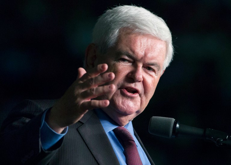 Former House Speaker Newt Gingrich, who was once a top choice for Trump's running mate, said there are too many 
