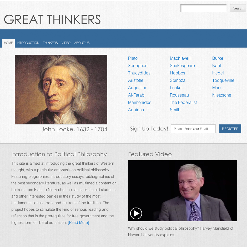 Great Thinkers Online
