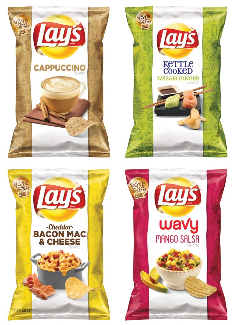 This combination made from images provided by Frito-Lay shows the four finalists for its second annual 