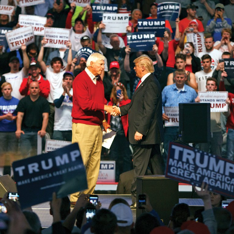 Trump Takes to the Teleprompter