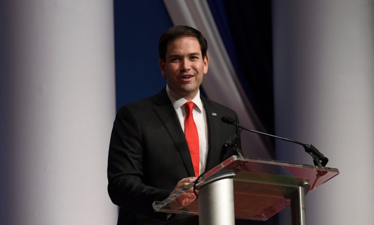 Republican presidential candidate, Sen. Marco Rubio has not been asked any question about the substance of his signature achievement, the Senate's Gang of Eight comprehensive immigration reform bill. (AP Photo/Susan Walsh)