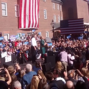 Hillary Holds Post-Benghazi Hearing Rally