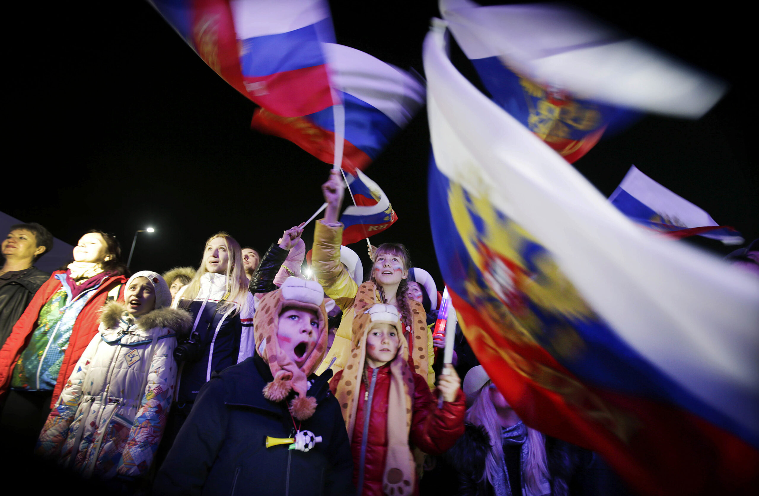 Soviet hammer and sickle symbols featured at Sochi Olympic opening ceremonies in Russia