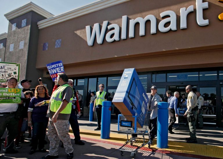 Big Labor's campaign against Walmart got a major new ally Monday: the federal government. The National Labor Relations Board announced it is pursuing charges that the nonunion retail giant retaliated against some of it workers for engaging in union activities.ÃÂ (AP Photo/Nick Ut)