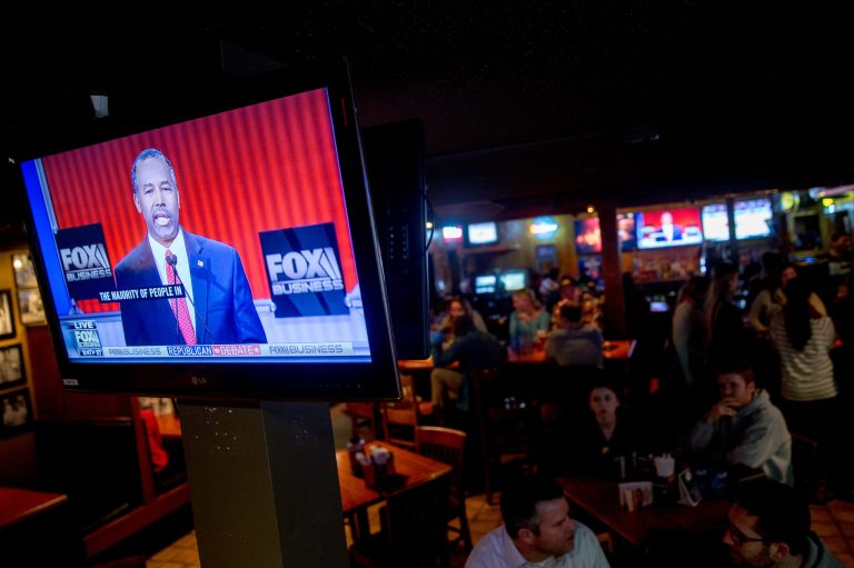The first debate of 2016 was broadcast by Fox Business Network and received an average of 11 million viewers, the lowest number of any GOP debate. (AP Photo/Andrew Harnik)